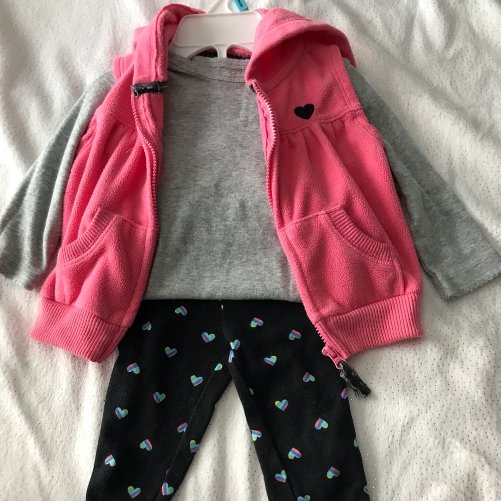 Carters 6 month Baby girl set